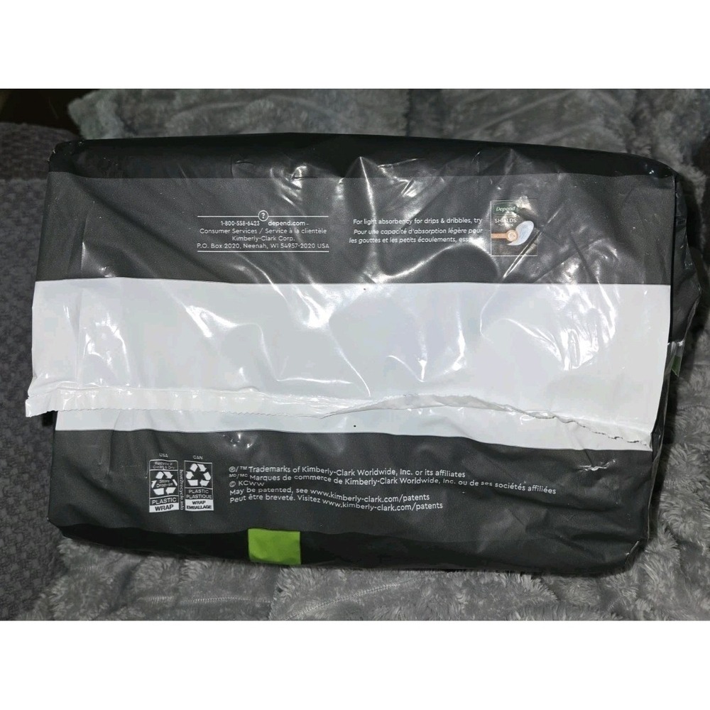 Depend Men's Incontinence Bladder Control Guards, Maximum Absorbency, 52 Count - Picture 5 of 6